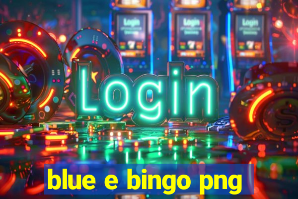 blue e bingo png